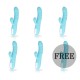 Вибратор MIA EIFFEL VIBRATOR TURQUOISE 5+1 FREE | MIA Вибратор MIA EIFFEL VIBRATOR TURQUOISE 5+1 FREE