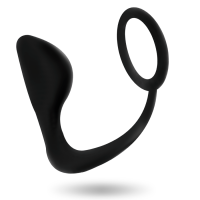 Пенис ринг ADDICTED TOYS BUTT PLUG WITH COCK RING BLACK