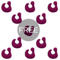 Вибратор COVERME VIBRATOR DUCKY PURPLE 10+1 FREE