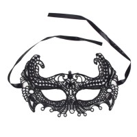 Маска QUEEN LINGERIE BLACK MASK ONE SIZE
