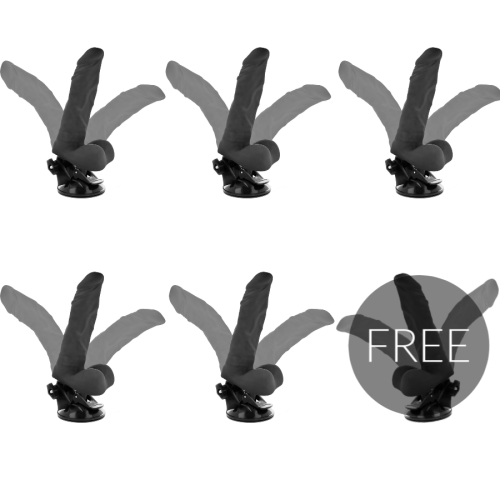 BASECOCK REALISTIC BENDABLE REMOTE CONTROL BLACK 21 CM 5+1 FREE | BASECOCK BASECOCK REALISTIC BENDABLE REMOTE CONTROL BLACK 21 CM 5+1 FREE