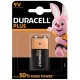 DURACELL PLUS POWER BATTERY 9V LR61 1UNIT