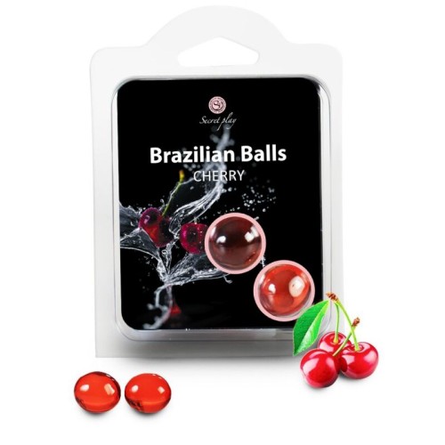 SECRETPLAY BRAZILIAN BALLS CHERRY | SECRETPLAY - SECRETPLAY COSMETIC SECRETPLAY BRAZILIAN BALLS CHERRY