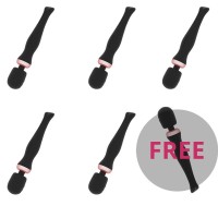 RITHUAL AKASHA WAND RECHARGEABLE  2.0 BLACK 5 + 1 FREE