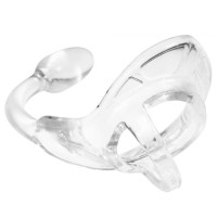 Прозрачен пръстен за пенис в комбинация с анален разшири